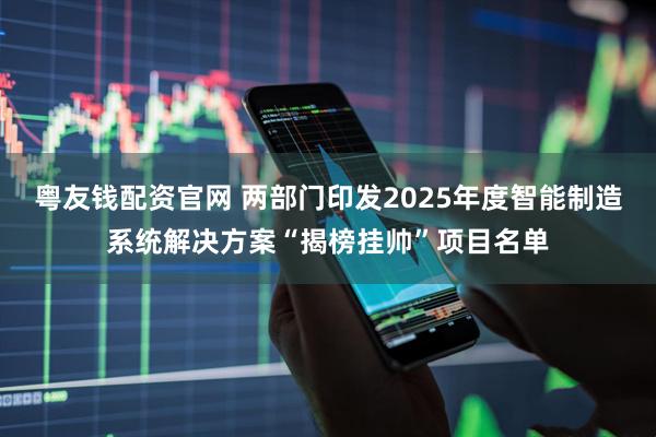 粤友钱配资官网 两部门印发2025年度智能制造系统解决方案“揭榜挂帅”项目名单